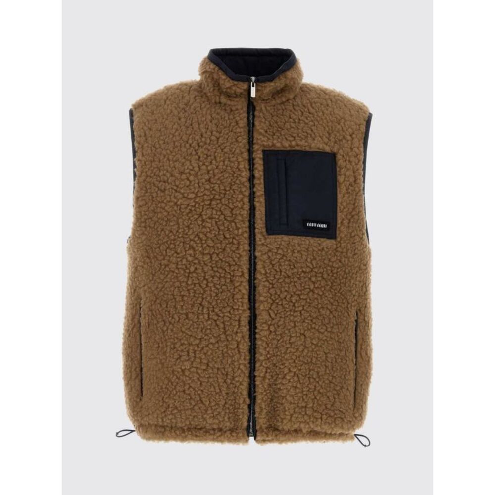 Miu Miu Women Fleece Vest Miu Miu